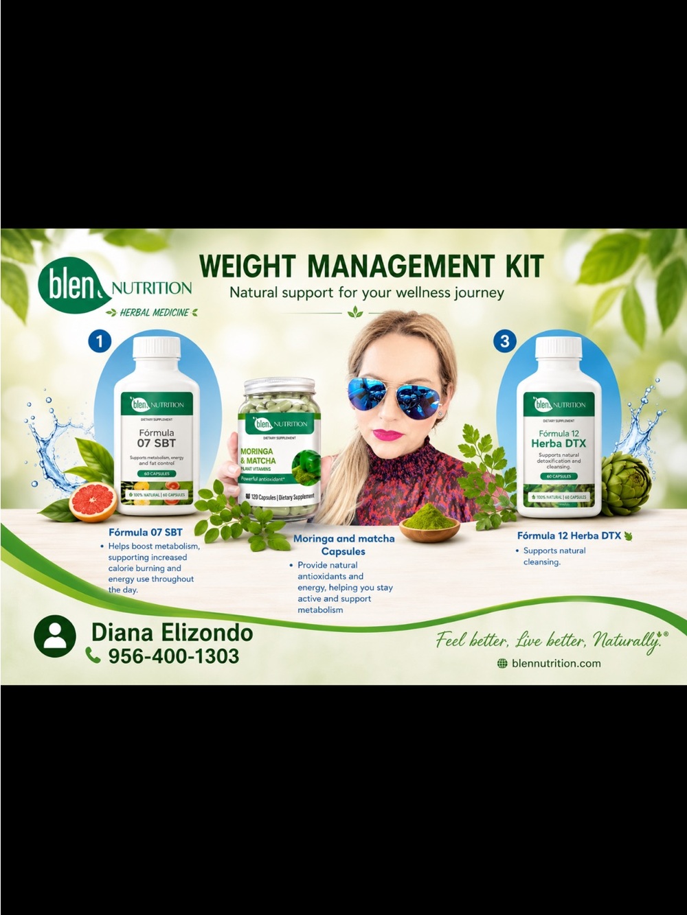 Blen Nutrition Weight Management Kit - Green